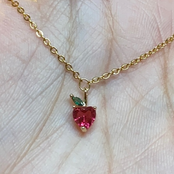 Jewelry - 💍Gold Plated Apple CZ Necklace💍